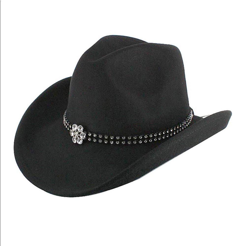 Black Shyanne rhinestone cowgirl hat